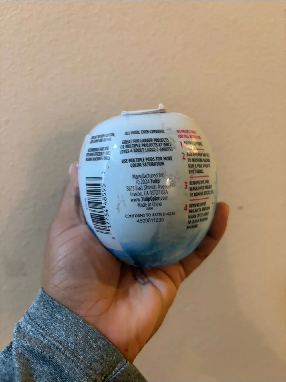Tulip Fabric Dye Pod - Summer Skies Blue
